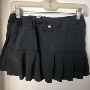 Black Lululemon Tennis Skirt